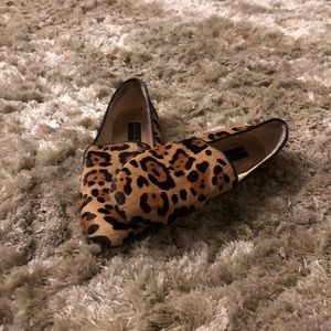 Steve Madden leopard print slip ons!